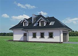 Hortensja Atu - murowana – beton komórkowy elewacja