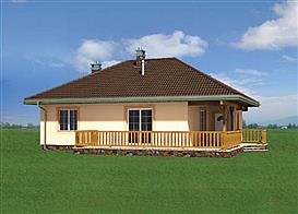 Julia-2 - szkielet drewniany prefabryk. elewacja
