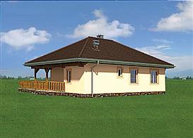 Julia-2 - szkielet drewniany prefabryk. elewacja