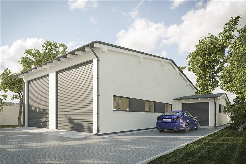 Projekt domu G251 - Budynek garażowy