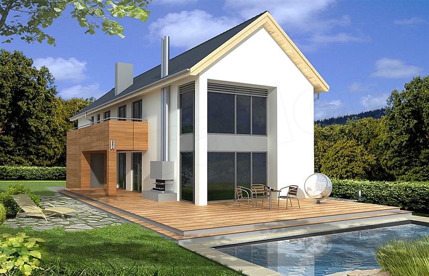 Projekt domu Dakota B 2-garaże