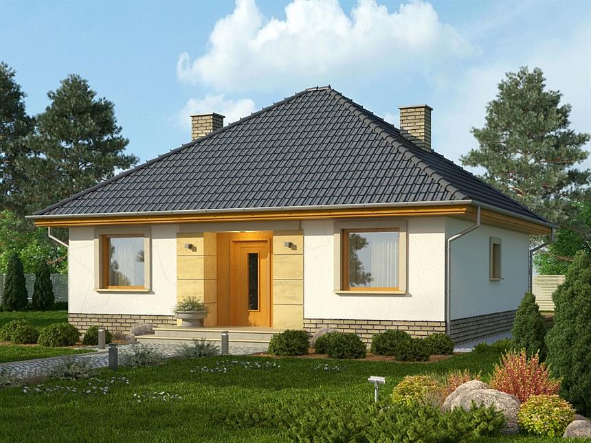 Projekt domu Kamyczek 2