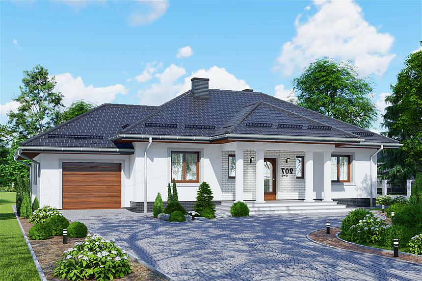 Projekt domu APS 207 + G