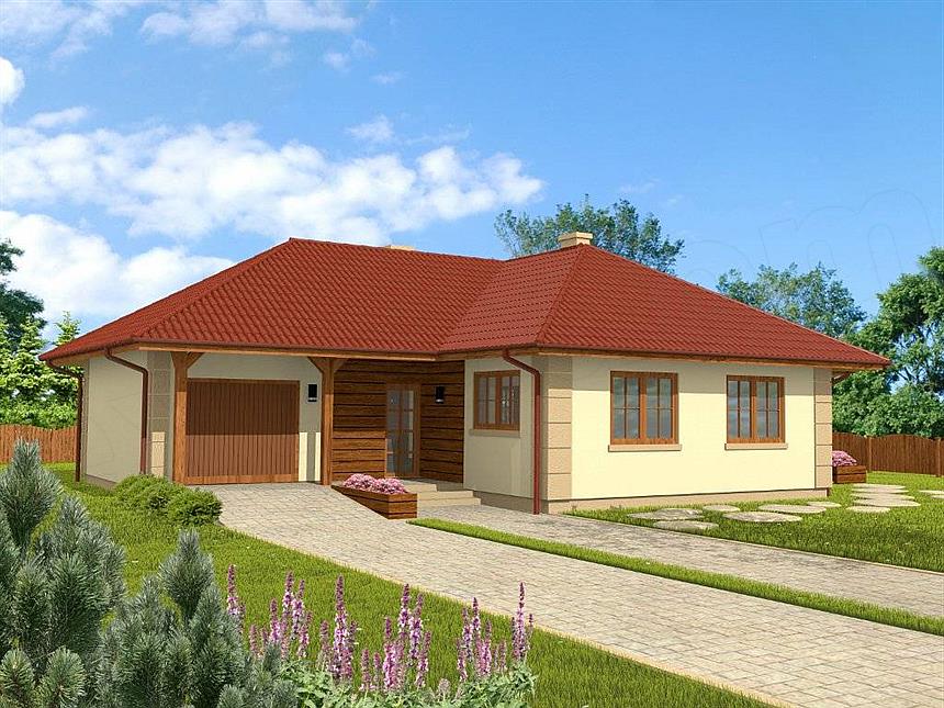 Projekt domu Domek Sosnowy (008 DE RM)
