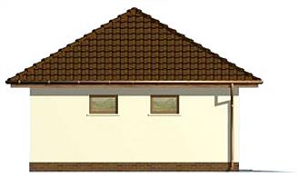 G74 budynek gospodarczy elewacja