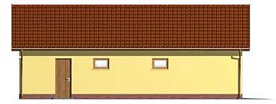 G123 budynek gospodarczy elewacja