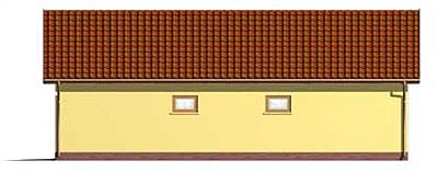 G123 budynek gospodarczy elewacja