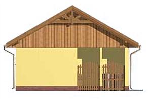 G123 budynek gospodarczy elewacja