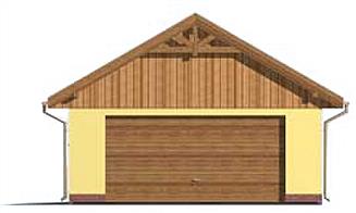 G126 budynek gospodarczy elewacja