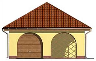 G142 budynek gospodarczy elewacja