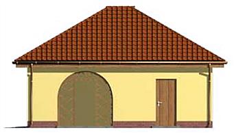 G142 budynek gospodarczy elewacja