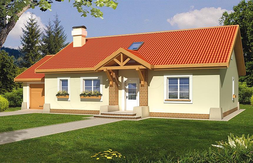 Projekt domu Azalia 2D 2-garaże