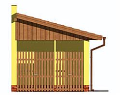 G182 budynek gospodarczy elewacja