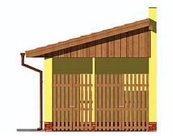 G182 budynek gospodarczy elewacja