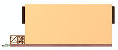 G193 garaż dwustanowiskowy elewacja