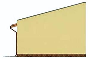 G215 garaż trzystanowiskowy elewacja