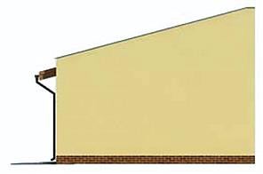 G215 garaż trzystanowiskowy elewacja