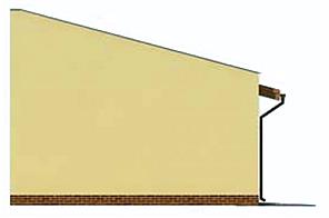 G215 garaż trzystanowiskowy elewacja