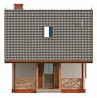 Luizjana dom letniskowy z poddaszem elewacja