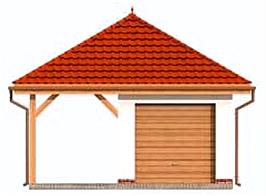 G266 budynek gospodarczy elewacja