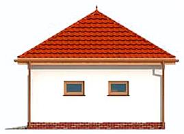 G266 budynek gospodarczy elewacja