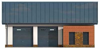 G279 budynek gospodarczy elewacja