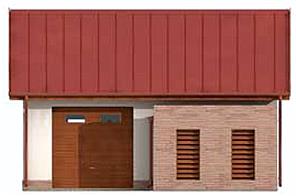 G276 budynek gospodarczy elewacja