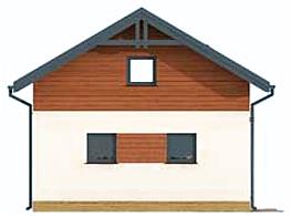 G299 garaż trzystanowiskowy z pomieszczeniem gospodarczym i poddaszem użytkowym elewacja