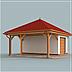 projekt domu G266 garaż jednostanowiskowy z wiatą