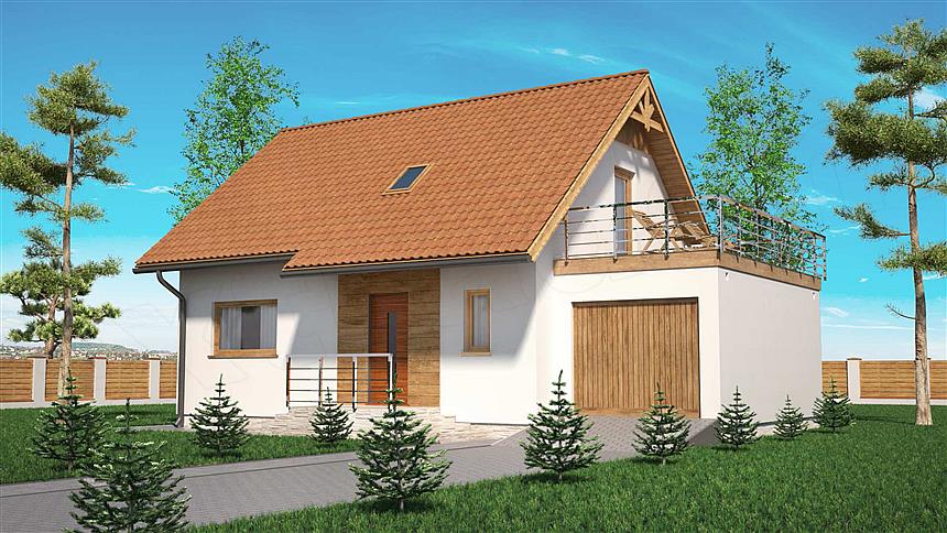 Projekt domu Domek Na Miodowej (026 ES+GT)