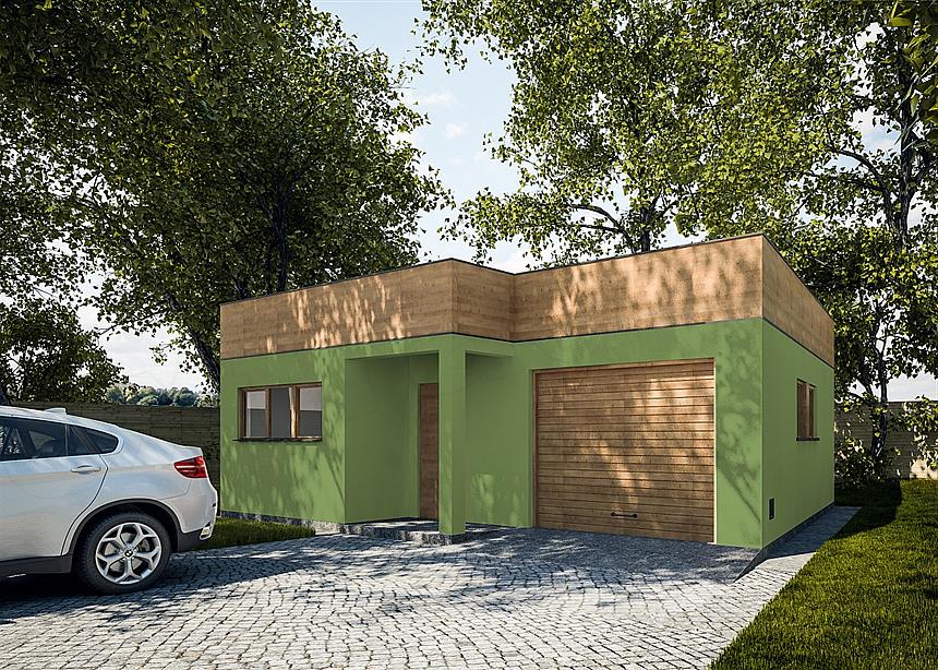 Projekt domu G303 - Budynek garażowo - gospodarczy