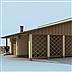 projekt domu G193 garaż dwustanowiskowy