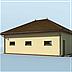 projekt domu G199 garaż dwustanowiskowy z pomieszczeniem gospodarczym