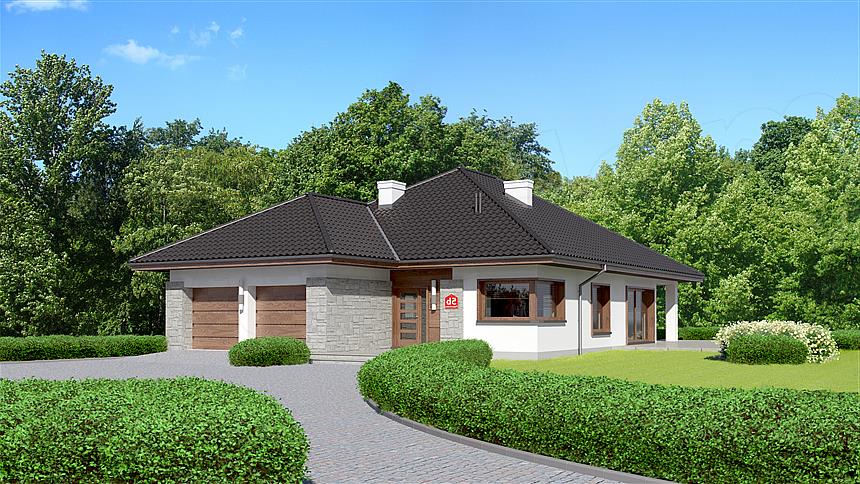 Projekt domu Dom przy Pastelowej 5 bis