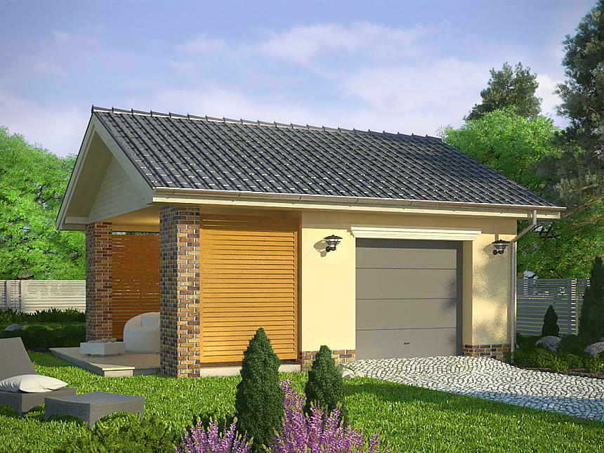 Projekt domu Garaż 20