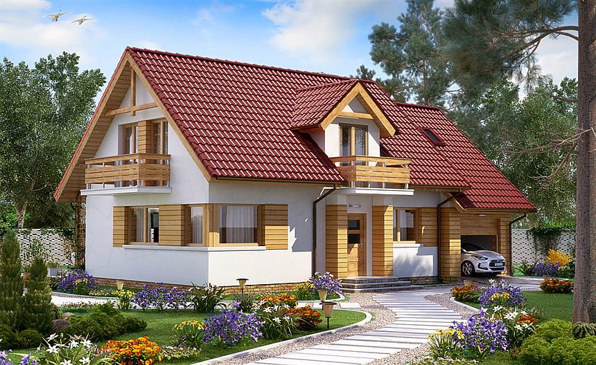 Projekt domu BW-03 wariant 3