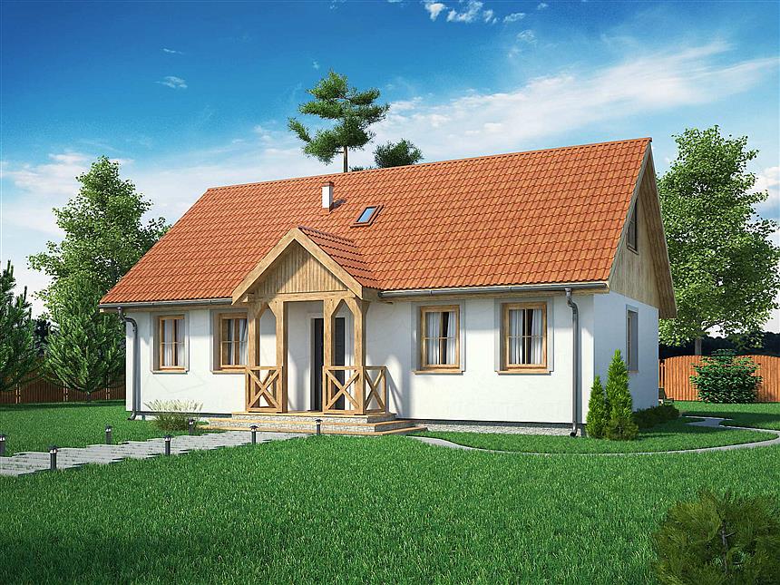 Projekt domu Domek na Podlaskiej (017 ES)