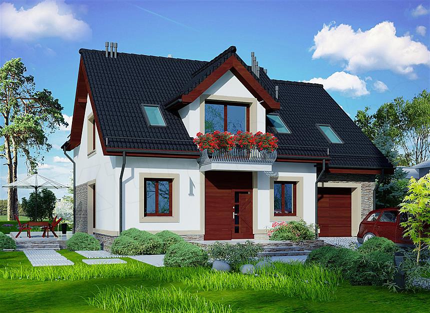 Projekt domu Domidea 52 a