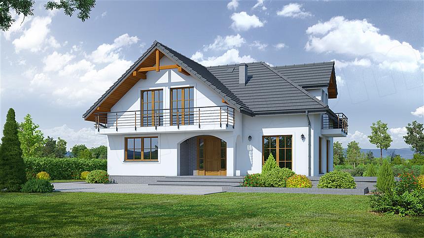 Projekt domu Sławków b2