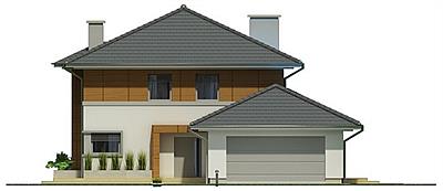 Sewilla 2B 2-garaże elewacja