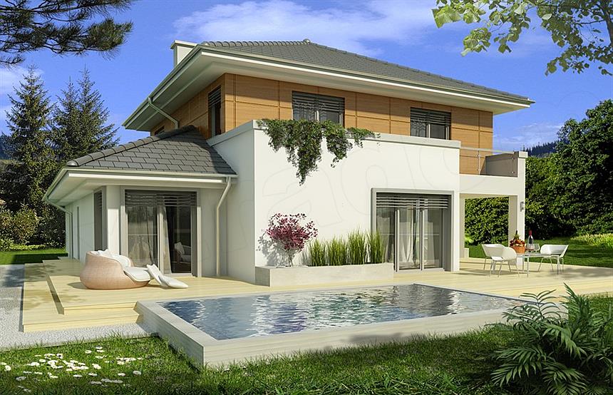 Projekt domu Sewilla 2B 2-garaże