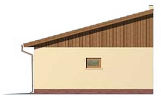 G158 garaż trzystanowiskowy elewacja