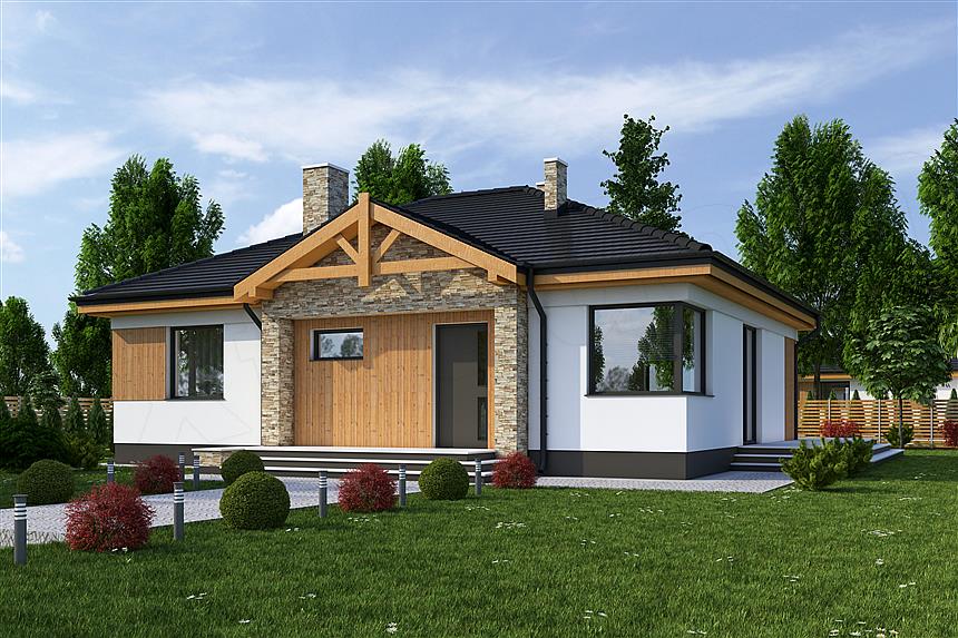 Projekt domu Łucja II bez garażu [B]