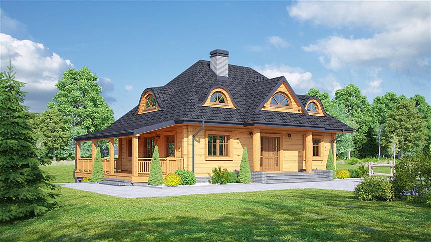 Projekt domu Chmielniki małe 59 dw
