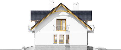 Dom Dla Ciebie 1 z garażem 1-st. [A] elewacja