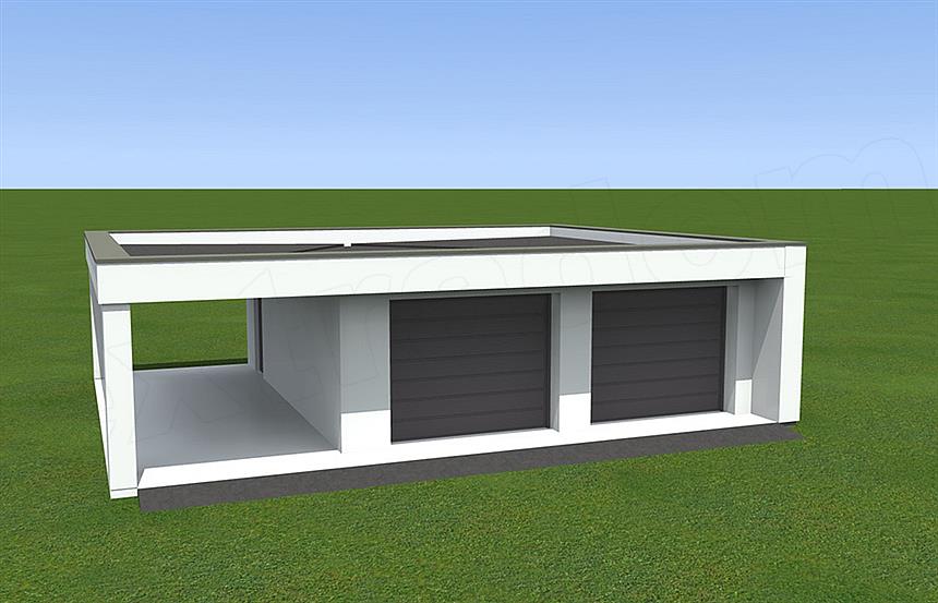 Projekt domu Garaż BG23