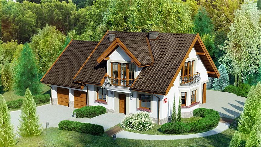 Projekt domu Dom przy Cyprysowej 15 D