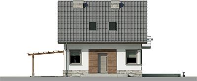 Dom przy Wiosennej 8 elewacja