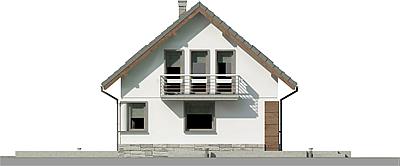 Dom przy Wiosennej 8 elewacja