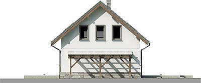 Dom przy Wiosennej 8 elewacja